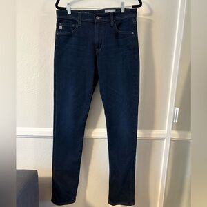 AG Adriano Goldschmied Men's Deep Indigo Slim Jeans